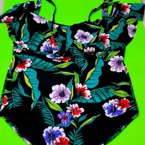 Old Navy Hawaiian Floral Swimsuit